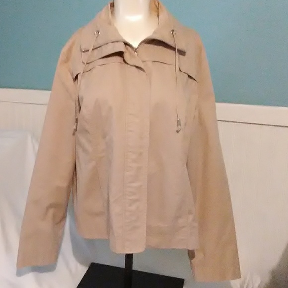 Studioworks Jackets & Blazers - **SALE**  Studioworks Tan Zip Up Jacket